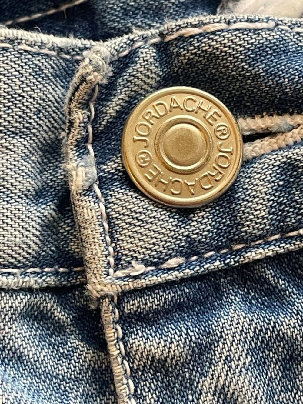Rare Vintage Jordache Girls Cargo Jeans Size 12 (Juniors 0), Wide‑Leg Y2K Denim - Picture 11 of 14